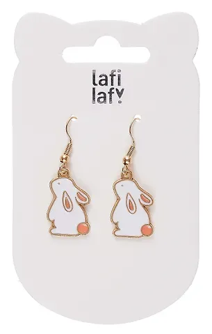 Сережки Кролики (2шт) (металл) (12-48782-202405-AC3) (Lafilaf)