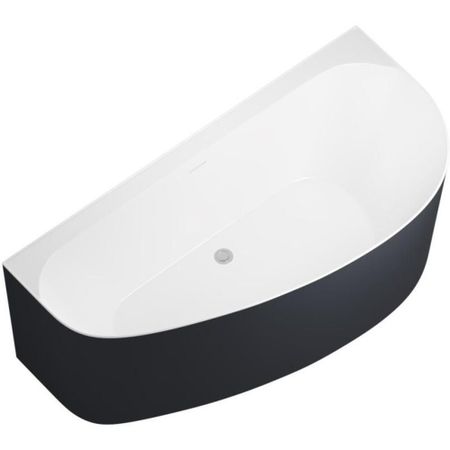 Ванна акриловая Allen Brau Priority 160х78 см отдельностоящая правая с ножками (2.31005.21B/AM)