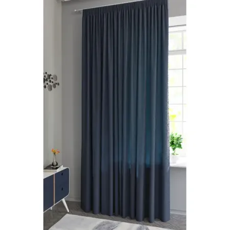 Штора на ленте Zara 200x280 см цвет синий абстрактная картина на холсте для детской комнаты