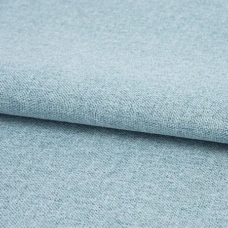 Ткань на отрез блэкаут Клеон 1 м/п 280 см цвет голубой шторы из полиэстера для гостиной или спальни