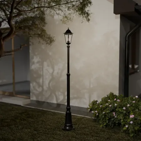 Светильник уличный напольный KREAFORTA Whillans 200 см цвет черный mechanic ls720 поляризационный кольцевой светильник для микроскопа tulx