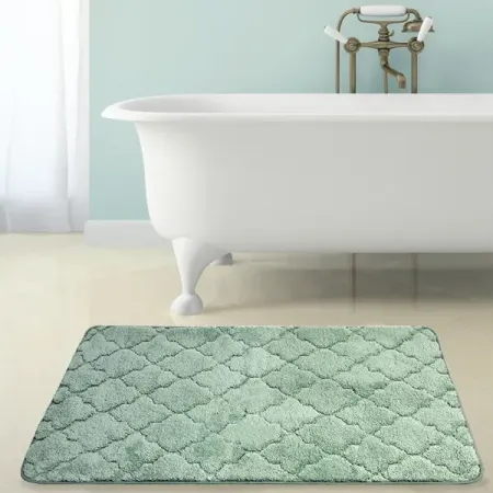 Коврик для ванной Bath Plus Лана 70x120 см цвет зеленый