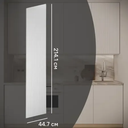 Фасад для кухонного шкафа Висла 44.7x214.1 см KONSENSA МДФ цвет белый ручки для шкафов naierdi бронзовые 5 шт