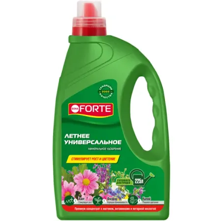 Удобрение Bona Forte Весна-лето универсальное 1.5 л
