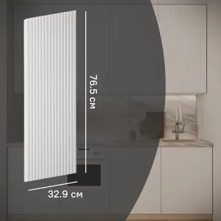 Фасад для кухонного шкафа Висла 32.9x76.5 см KONSENSA МДФ цвет белый ручки для шкафов naierdi бронзовые 5 шт
