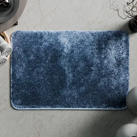 Коврик для ванной Bath Plus Бонд 60x90 см цвет синий