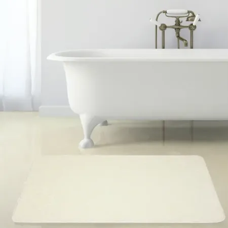 Коврик для ванной Bath Plus Лана 70x120 см цвет белый