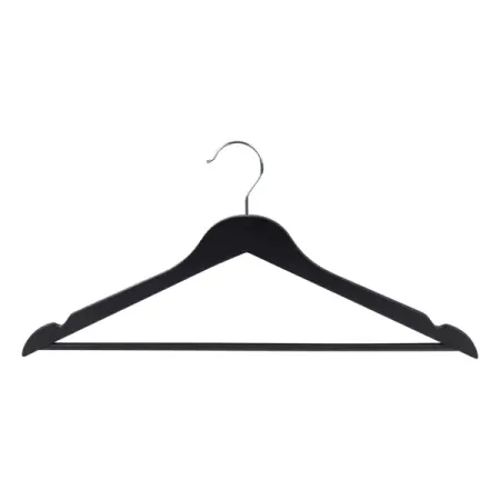 Плечики для одежды KONSENSA 43.5 см дерево цвет черный
