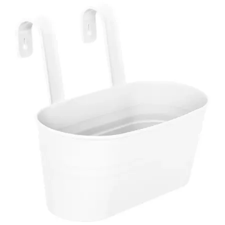 Подвесное кашпо 30x30x25 см v3 л пластик белый