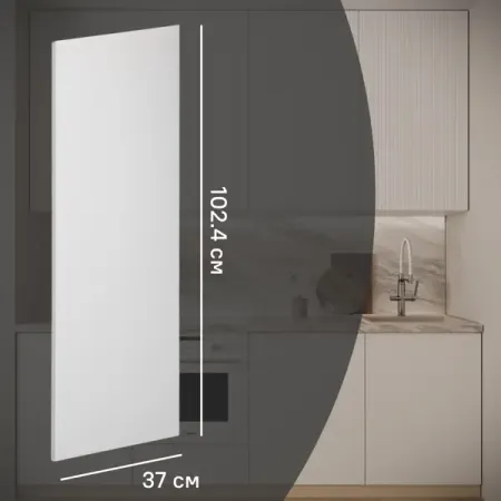 Фальшпанель для кухонного шкафа Висла 37x102.4 см KONSENSA МДФ цвет белый светодиодная панель lcfocus 3 18вт теплый чистый белый
