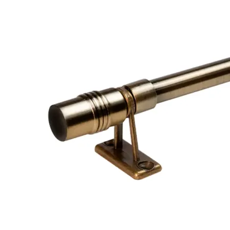 Карниз однорядный Эскар раздвижной Цилиндр 80-120 см металл цвет латунь аскар аканович туганбаев кольца рядов лорана и близкие кольца