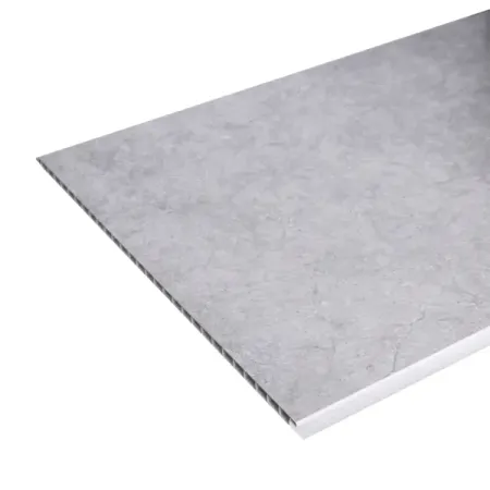 Стеновая панель ПВХ Монако серый 2700x375x8 мм 1.0125 м²