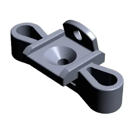 Клипса для террасной доски Terradeck Velvet 30 клемм полипропилен 30 шт. металлические крючки для перфорированной доски 5 шт