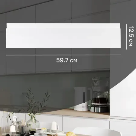 Фасад выдвижного ящика Токио 59.7x12.5 см DELINIA ID МДФ цвет белый александр евгеньевич куланов музей шпионский токио