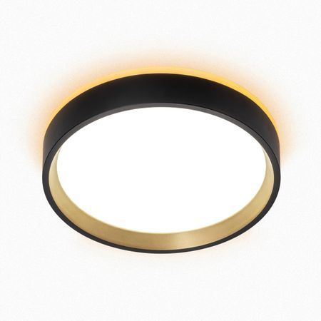 Светильник потолочный Citilux Etalon CL750181 чёрный с золотом