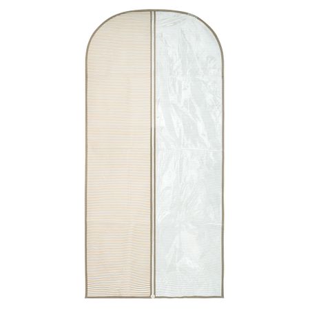 Чехол для одежды Эконова с окном темно-бежевый 620х1300 мм