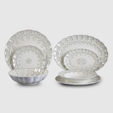 Набор Hatori Джулия грин столовый 2/а 6 персон, 23 предмета