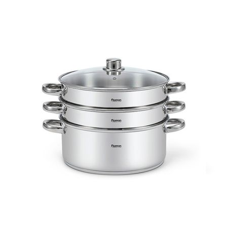 Мантоварка Fissman Saadiyat 5210 нержавеющая сталь 28x12 см, 7 л