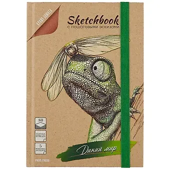 Скетчбук 145*203 80л 