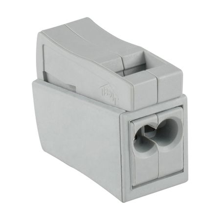 Клемма на 2 провода Duwi СМК 224-112 0,5-2,5 кв.мм с рычажками без пасты (5 шт.) (26735 5)