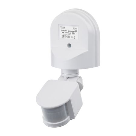 Датчик движения настенный Duwi DD-01 IP44 230 В 180 градусов до 12 м белый (25823 0) инфракрасный фотоэлектрический датчик chbg e3s gs30 e3s gs15 e3s gs7