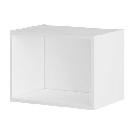 Кухонный шкаф навесной 45х36х56 см белый без полок хомут нейлоновый для стяжки ермак 4 7х500 мм белый 50 шт