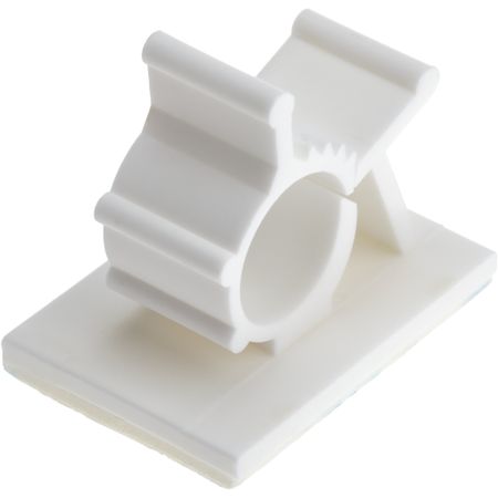 Площадка для крепления стяжек Duwi 19x25 мм самоклеящаяся нейлоновая белая (5 шт.) (23169 5)