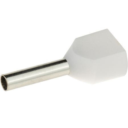 Наконечник штыревой втулочный изолированный Duwi 8 мм х 0,75 кв.мм двойной (25 шт.)