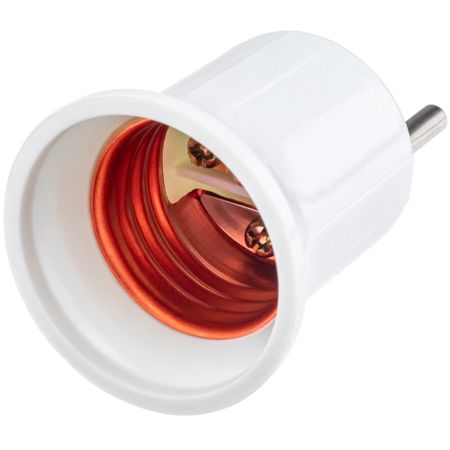Переходник розеточный для ламп Е27 Duwi IP20 (24637 4)