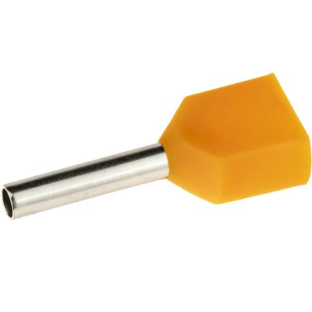 Наконечник штыревой втулочный изолированный Duwi 8мм х 0,5 кв.мм двойной (25 шт.)