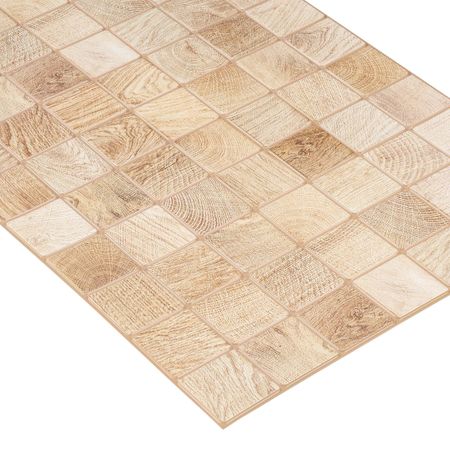 Панель ПВХ 957х482х3 мм цифровая печать Grace дерево брус беленый 0,46 кв.м