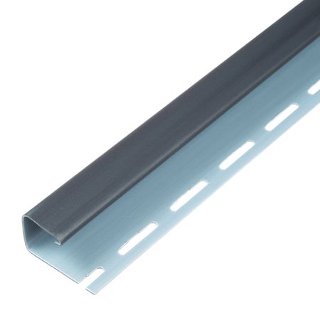 J-профиль ПВХ Docke графит RAL 7024 3 м