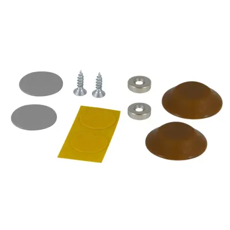 Магнит для нижней фиксации рулонной шторы Уют цвет коричневый 2 шт