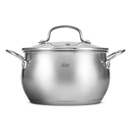 Кастрюля Hitt Siena нержавеющая сталь 3 л, 18х10,5 см
