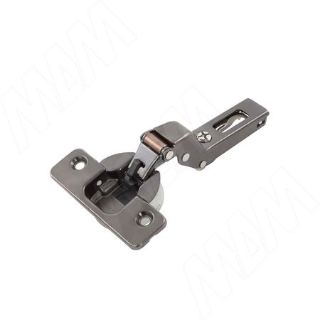 SILENTIA+ петля с доводчиком (амортизатором) вкладная (90/110), стандартная, титаниум (C7A6PE6) helios петля с доводчиком амортизатором полунакладная 90 105 для ал проф стандартная никель hp90ho al bl