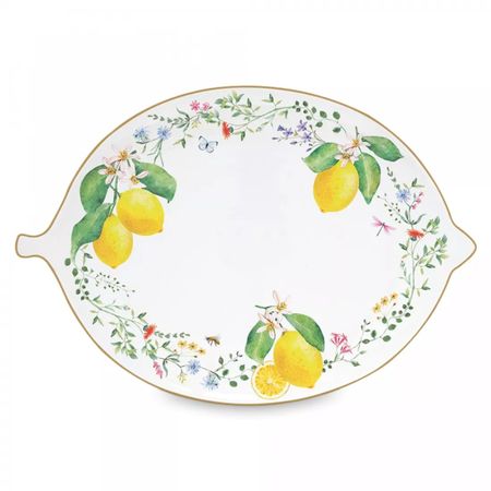 Блюдо Easy life Цветы и лимоны 30х21,5 см