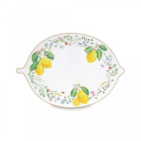 Блюдо Easy life Fleurs et Citrons овальное 25х18 см