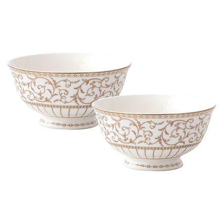 Пиала Pozzi Milano 1876 Golden белая 280 мл, 2 шт