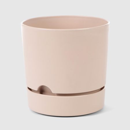 Горшок с поддоном Polimod Begonya кремовый 12 см