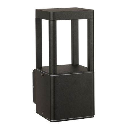 Светильник светодиодный садово-парковый настенный Arte Lamp Pherkad черный 4000К 9 Вт IP65 (A2726AL-1BK) светильник светодиодный садово парковый настенный maytoni twist 3000к 11 вт ip65 o040wl l11b3k