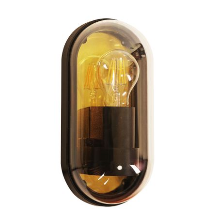 Светильник садово-парковый настенный Arte Lamp Marfik черный E27 15 Вт IP65 (A2481AL-1GO)