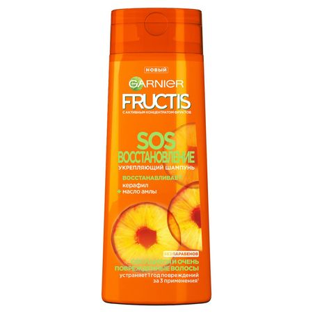 Шампунь Garnier Fructis SOS Восстановление Для секущихся и очень поврежденных волос 400 мл