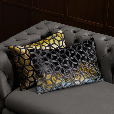 Подушка декоративная Togas Пилари синий 37х57 см