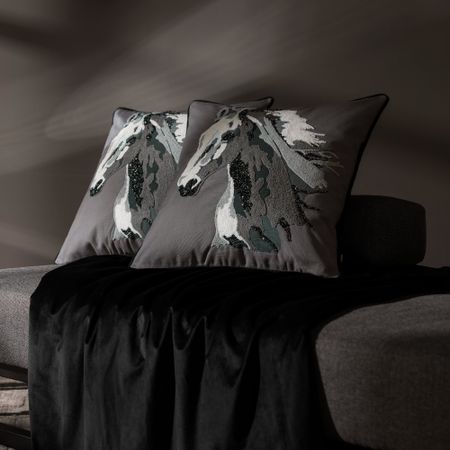 Подушка декоративная Togas Хестен коричневый 50x50 см