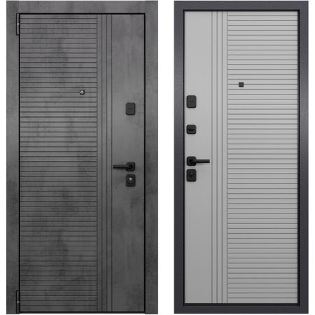 Дверь входная Torex Талса левая ферро - бетон темный 950х2050 мм