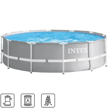 Бассейн каркасный круглый Intex Prism 26716NP 366x366x99 см 8600 л резервуар для воды neatsvor x600 c600 x600 pro