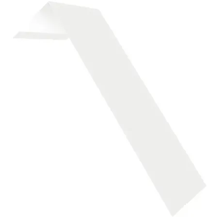 Планка лобовая с полиэтиленовым покрытием 2 м 190x50 0.45 мм цвет белый защитных фитингов для катаны вакизаши танто из металла