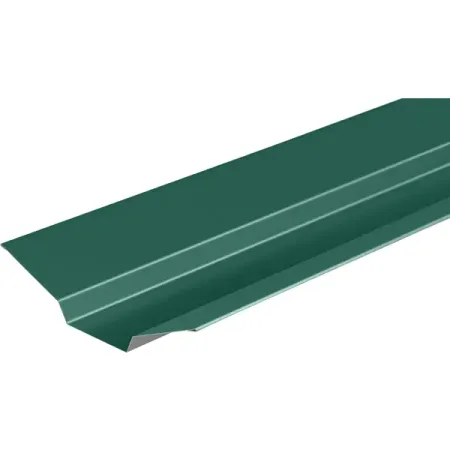 Ендова верхняя 115x30x115 мм 2 м RAL 6005 0.4 мм зеленый