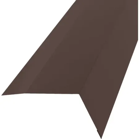 Планка карнизная 100x65 мм 2 м 0.4 мм цвет RAL 8017 коричневый