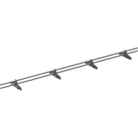 Снегозадержатель трубчатый ЭКО для любого вида кровли 3 м RAL 7024(RR23) темно-серый